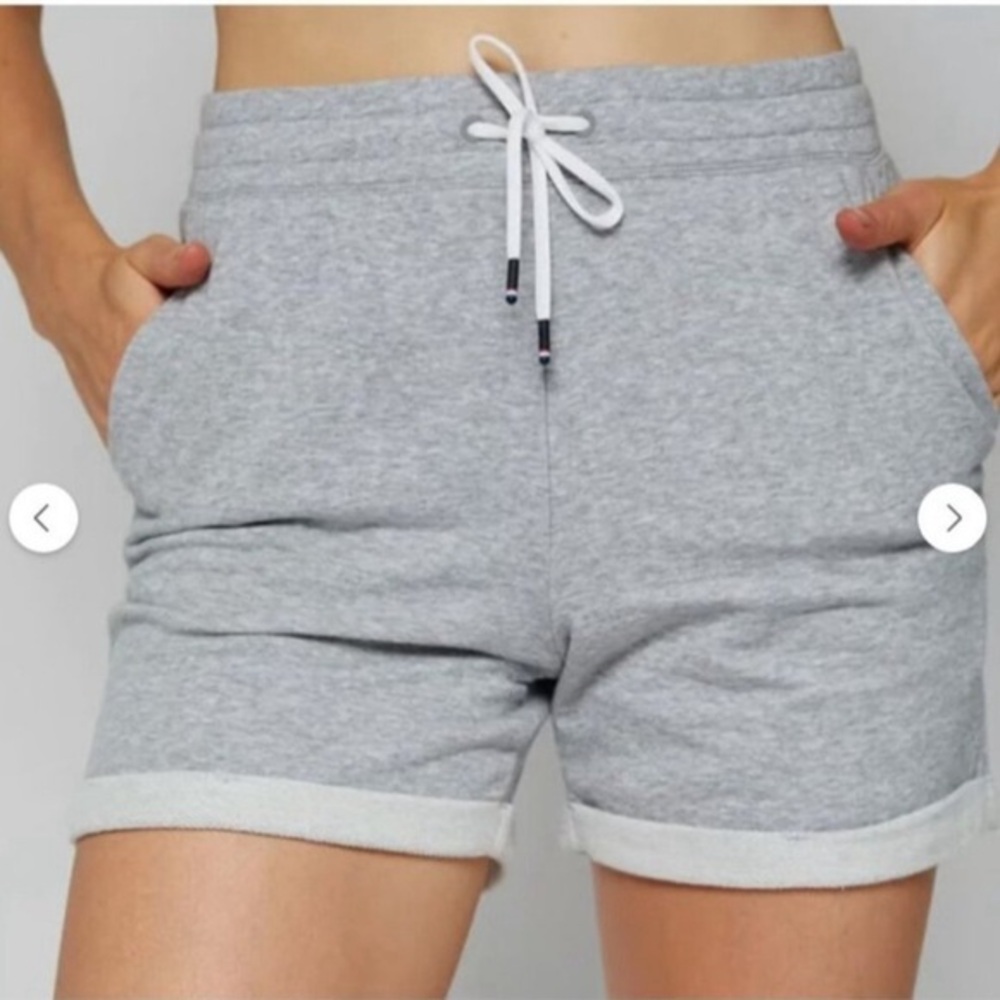 Fourlaps women’s Rush Shorts Gym Athletic French Terry Grey size small‎